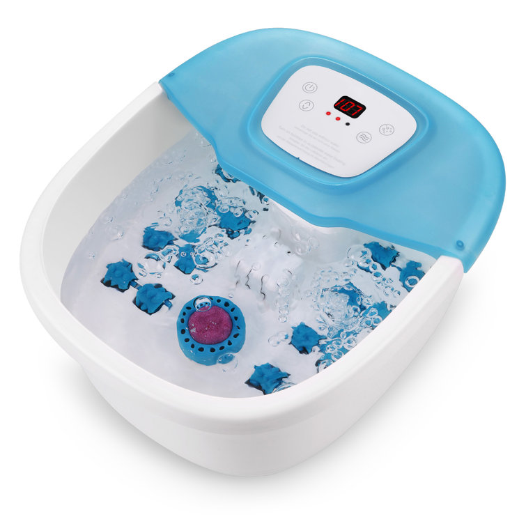 MaxKare Foot Bath Massager With Heat, Vibration, Bubbles And Pedicure