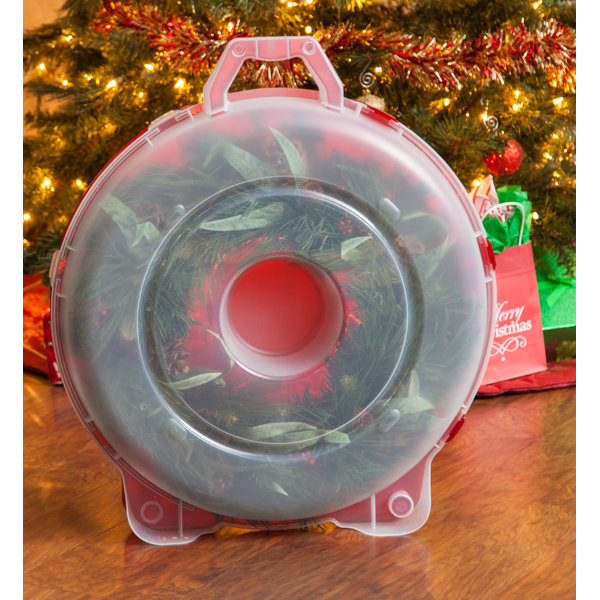 christmas wreath storage box