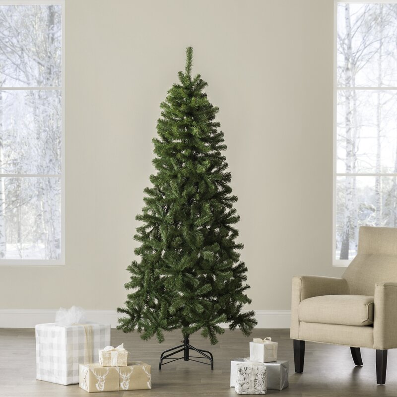 Wayfair Basics® Green Fir Artificial Christmas Tree & Reviews | Wayfair