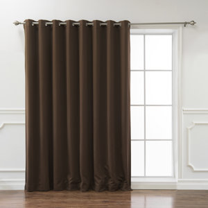 Scarsdale Extra Solid Blackout Thermal Grommet Single Curtain Panel