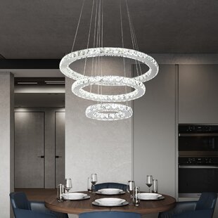 3500k 4500k,6000k HOUDES Modern LED Pendant Light Fixtures Island Lights Creative Chandeliers for Living Room Dinning Room Lighting Dimmable with Remote