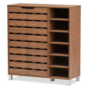 Modern Shoe Storage Allmodern 18 Pair Shoe Storage Cabinet