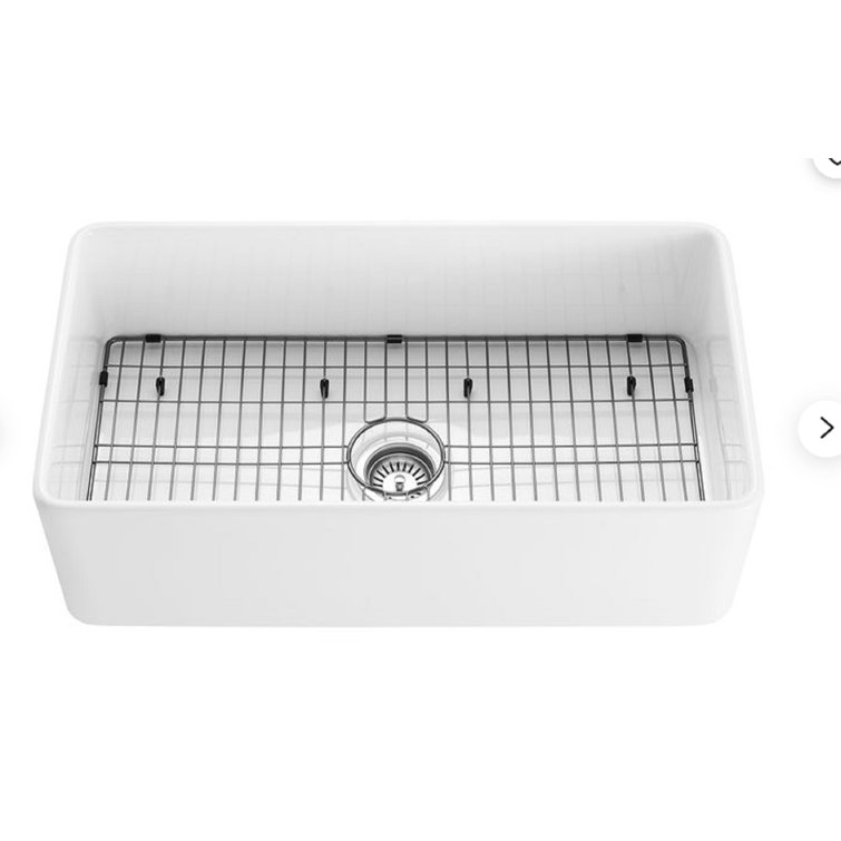 Ratel Evier De Cuisine De Ferme En Argile Refractaire Veritable L 33 Po X L 18 Po Et Commentaires Wayfair Canada