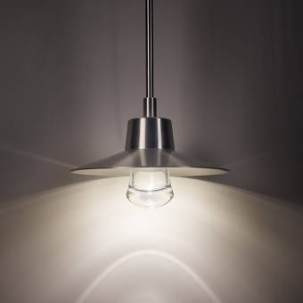 Longshore Tides Cardoza 1 Light Led Single Cone Pendant Wayfair