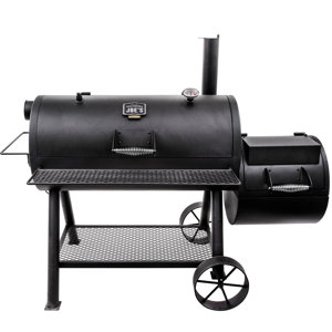 Oklahoma Joe's Longhorn Reverse Flow Offset Charcoal Smoker and Grill