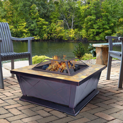 Outdoor Leisure Products Steel Wood Burning Fire Pit Wayfair