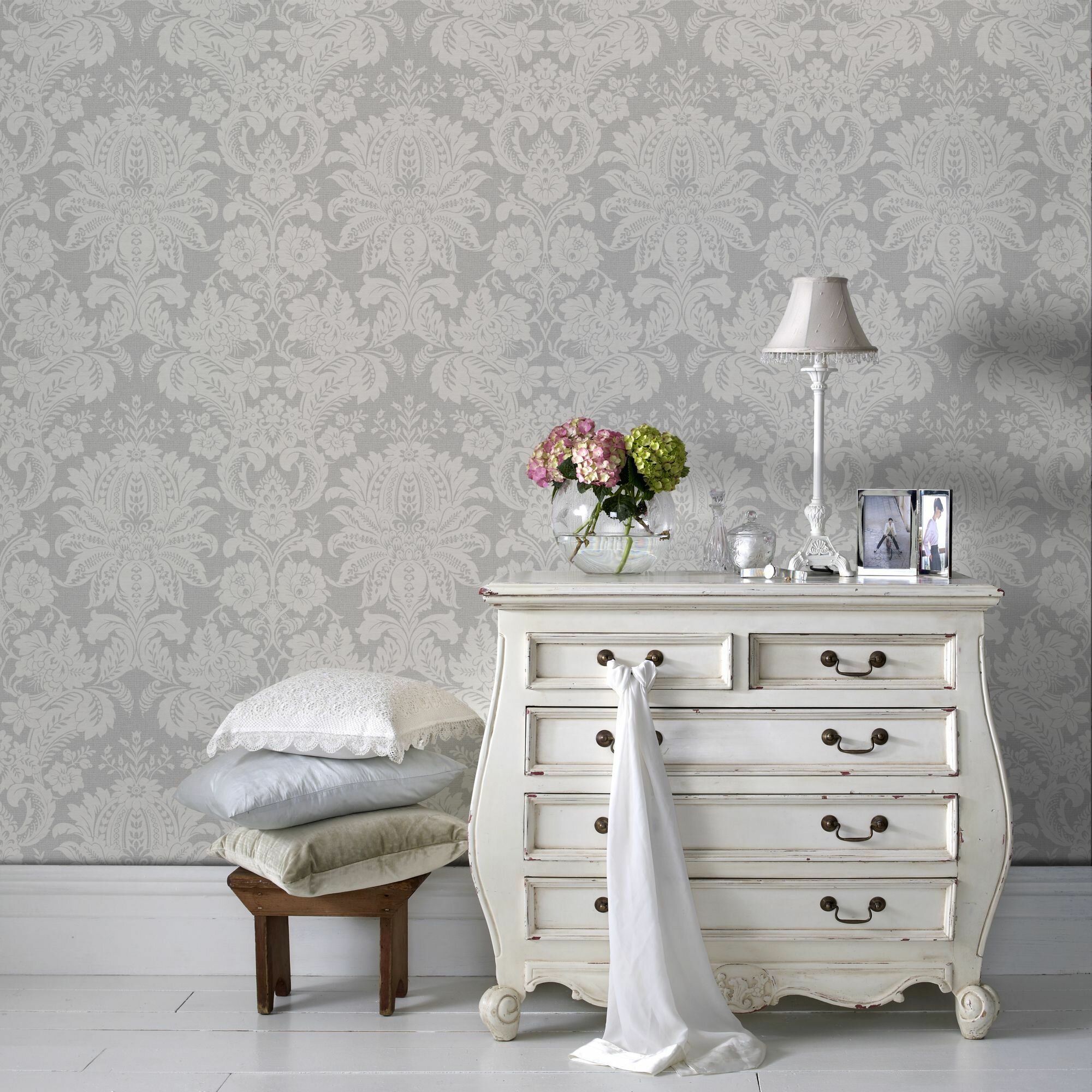 Graham & Brown Damask Wallpaper & Reviews | Wayfair