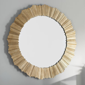 Round Metal Decorative Wall Mirror