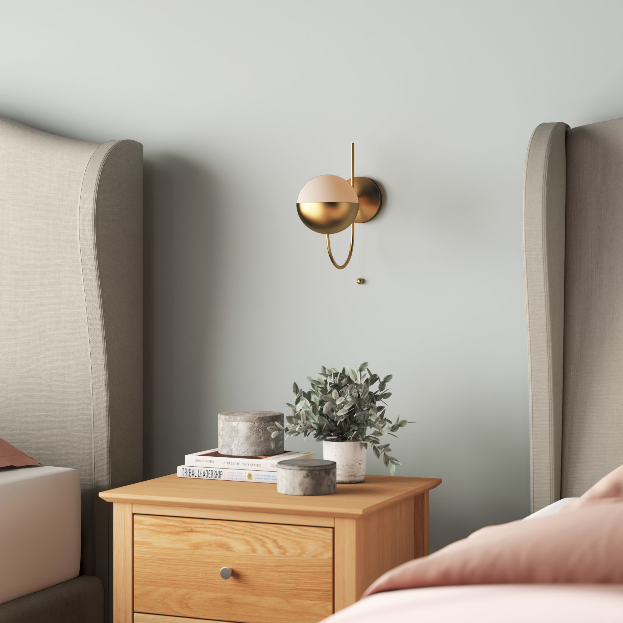 Hykkon Rolando 1 Light Armed Sconce Reviews Wayfair Co Uk