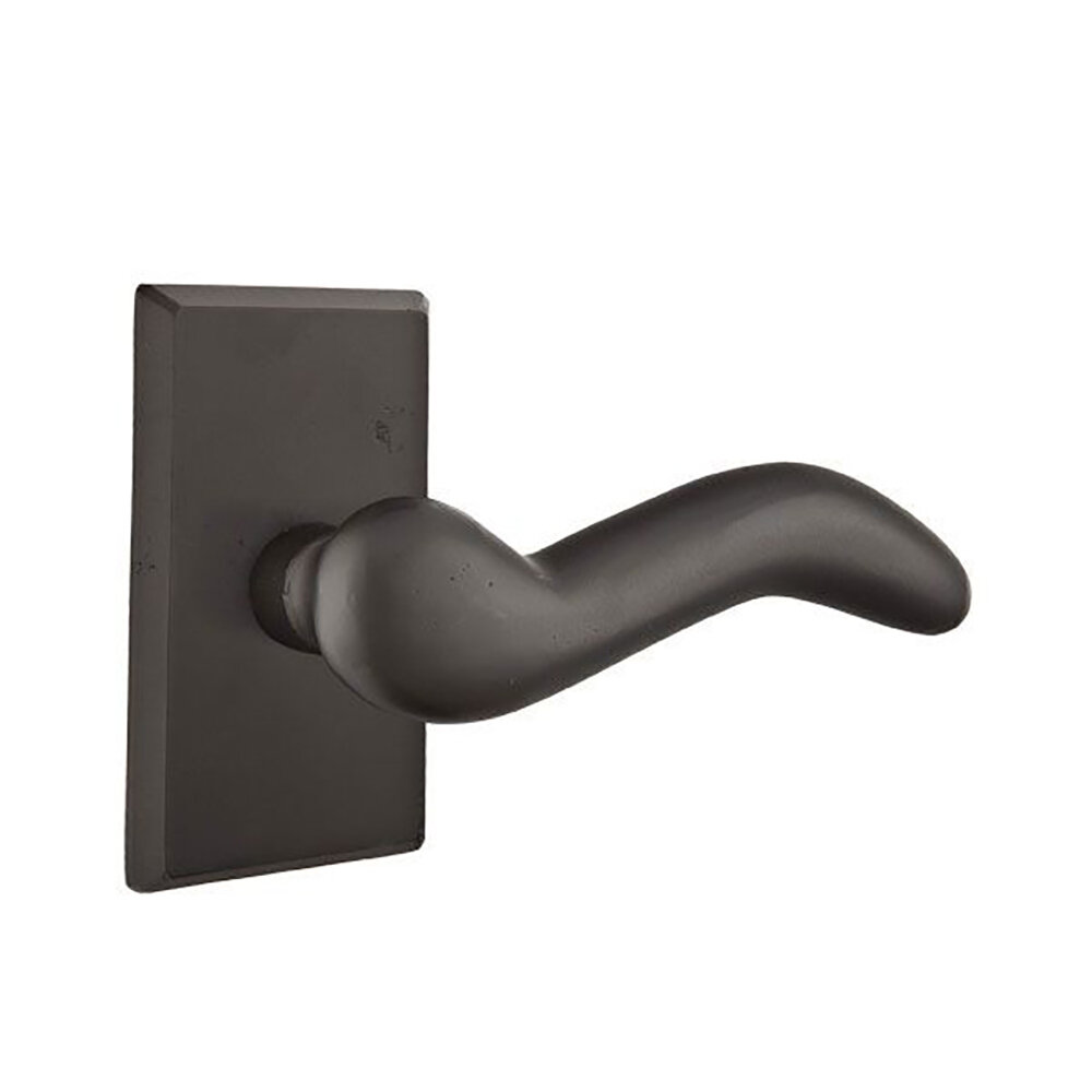 Emtek Cody Double Dummy Door Lever with Rosette | Wayfair