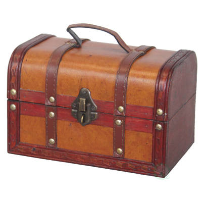 Vintiquewise Decorative Wood Treasure Box Trunk Reviews Wayfair