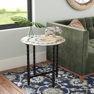 Wales End Table by Bungalow Rose Fresh