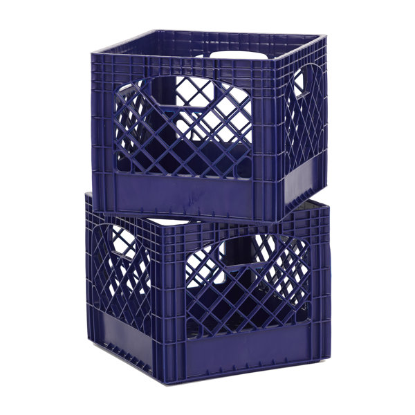 Gracie Oaks Milk/Storage Plastic Crate | Wayfair