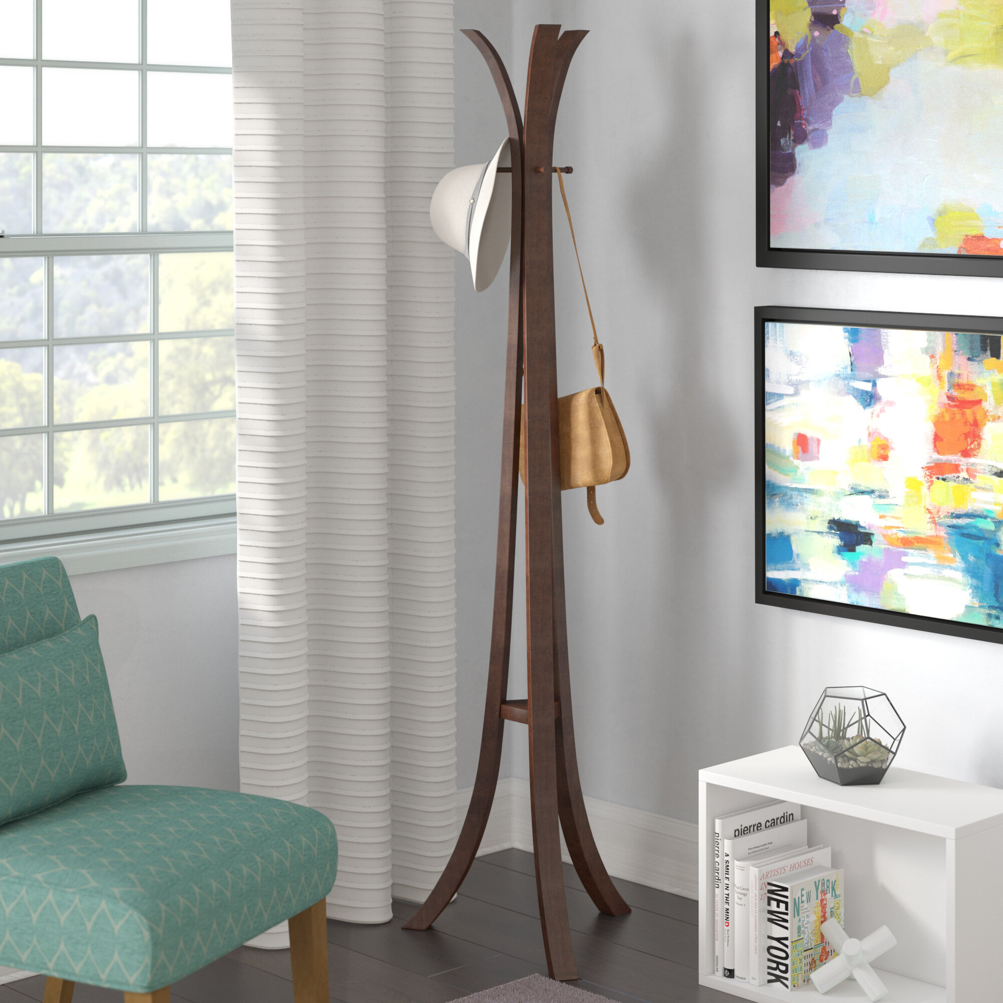 buy wooden coat rack