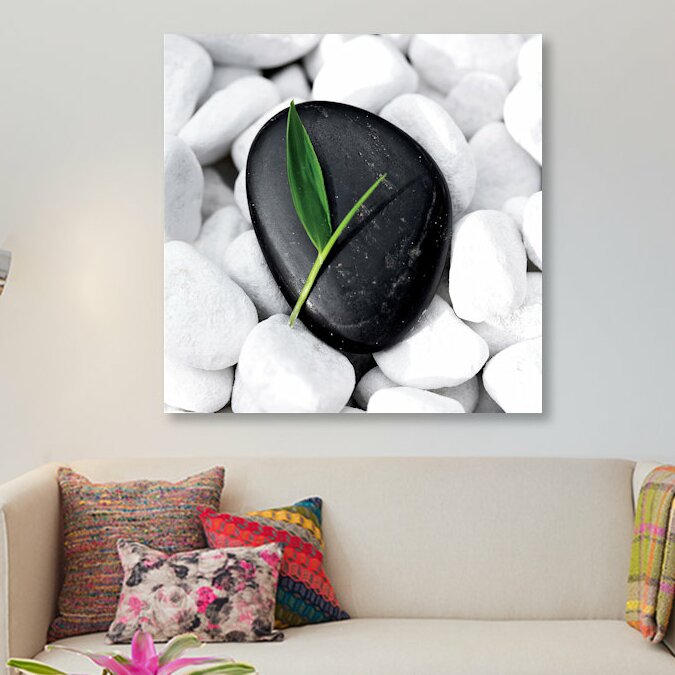 East Urban Home Zen Stone Photographic Print On Canvas Reviews Wayfair