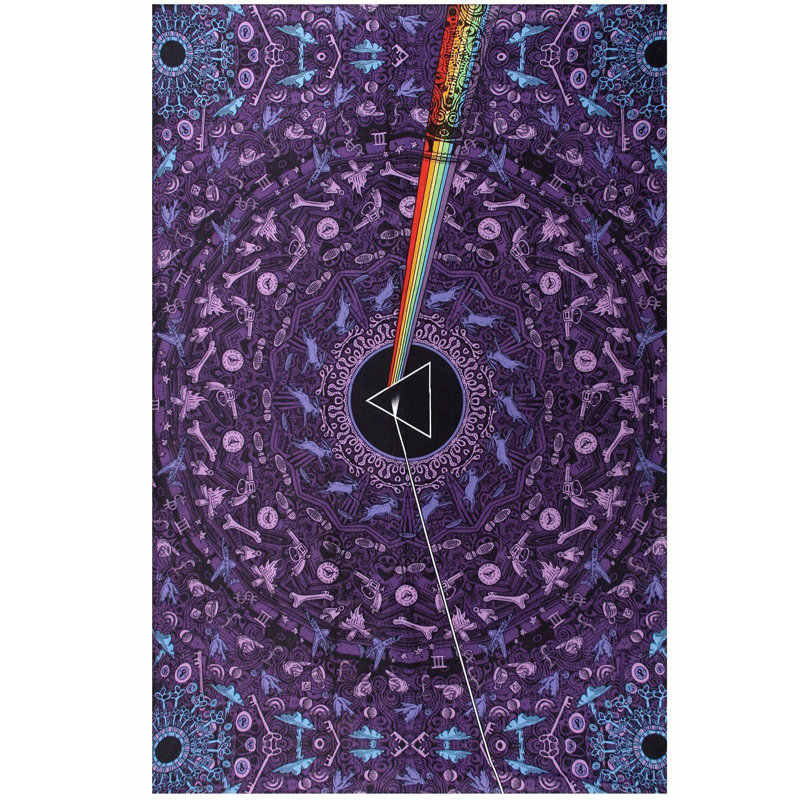 World Menagerie Cotton 3d Floyd Dark Side Of Moon Tapestry Wayfair