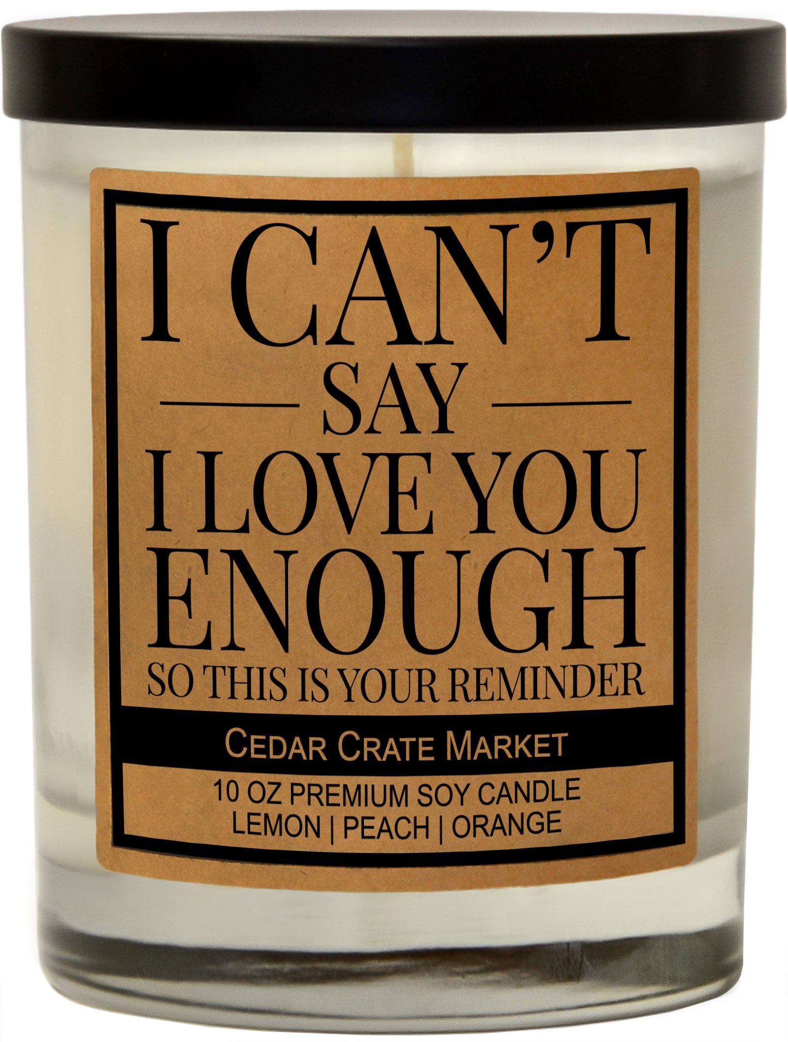 Cedar Crate Market Citrus Peach Scented Jar Candle Wayfair