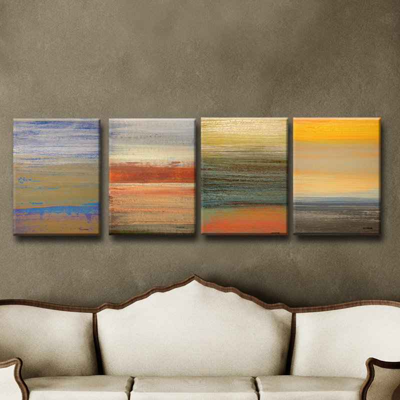 Wrought Studio Destiny I Iv 4 Piece Wrapped Canvas Painting