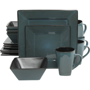 Jove 16 Piece Dinnerware Set, Service for 4