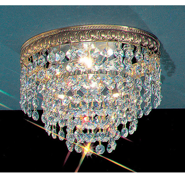 Crystal Light Flush Mount Wayfair