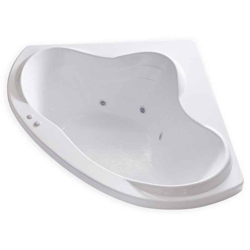 Carver Tubs Hygienic Aqua Massage 59" x 59" Drop in/Corner ...
