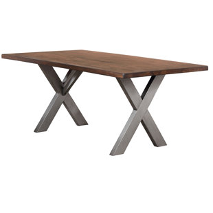 Natick Base Solid Wood Dining Table by Union Rustic Top Reviews