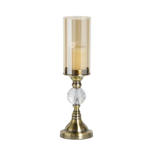 Floor Standing Hurricane Candle Holder Pillar Lantern White High Floor Standing Hurricane Candle Holder Pillar Lantern White High Gloss Finish 20 X 80