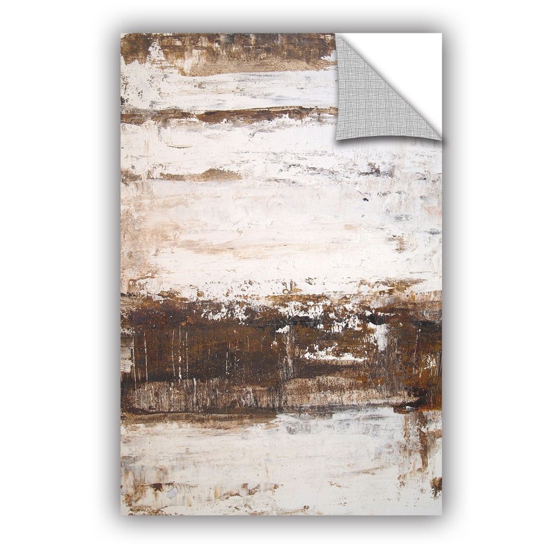 Williston Forge Mcdowell Worn Abstract V Removable Wall Decal Wayfair