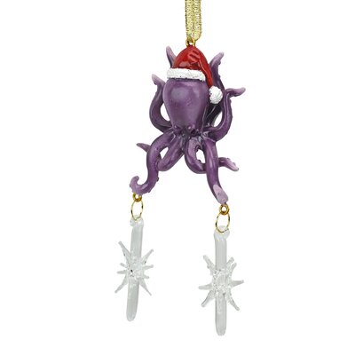 Design Toscano Tenacious Tentacles Octopus Holiday Shaped ornament