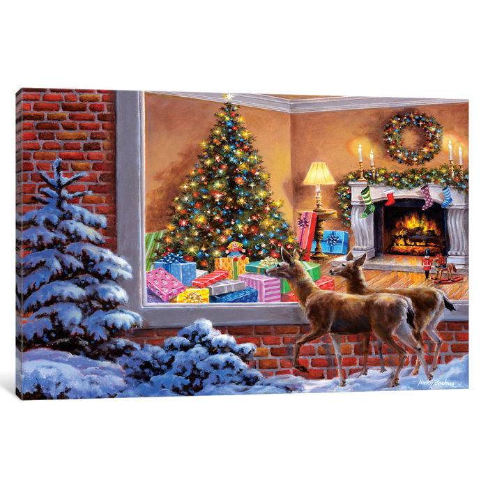 East Urban Home You Better Be Good Painting Print On Canvas