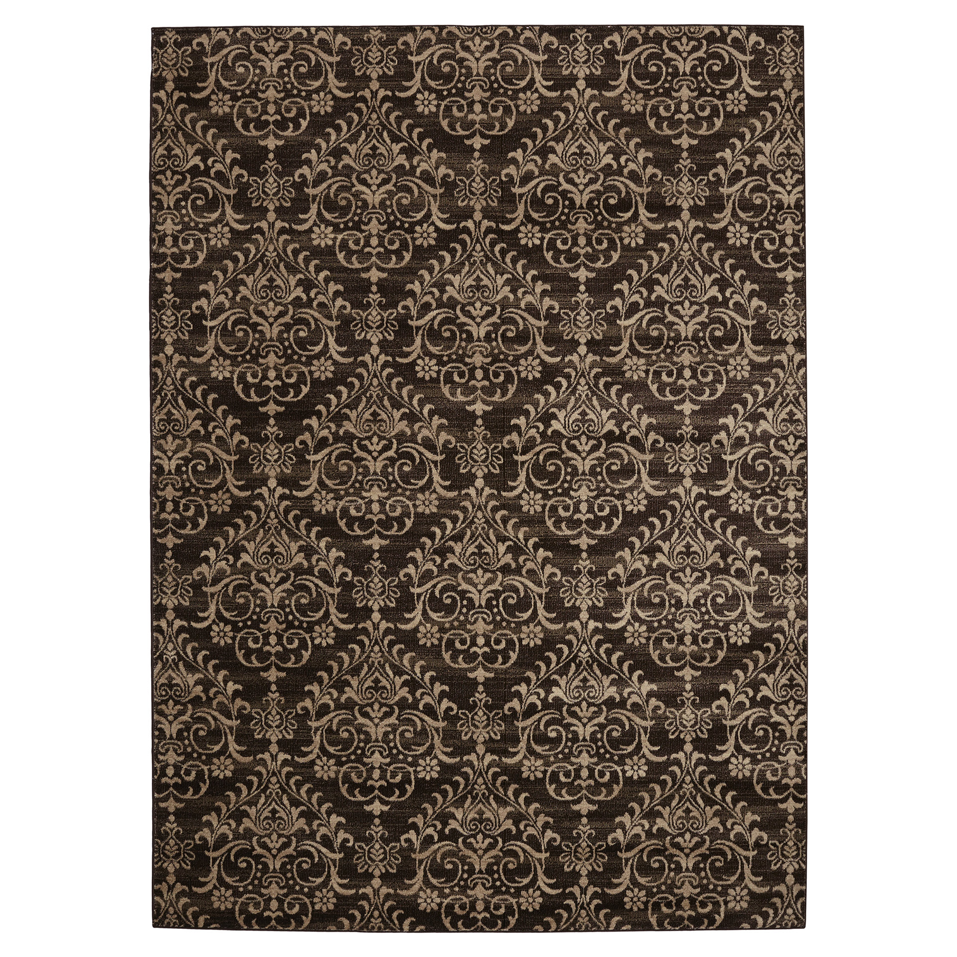 Three Posts Lakeshore Dark Brown Area Rug & Reviews Wayfair