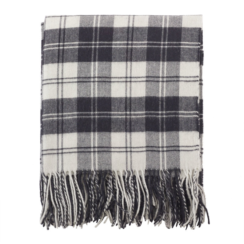Mantua Classic Plaid Wool Throw