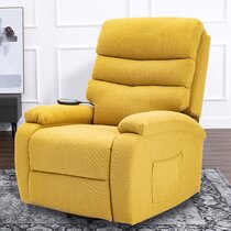 yellow reclining chair