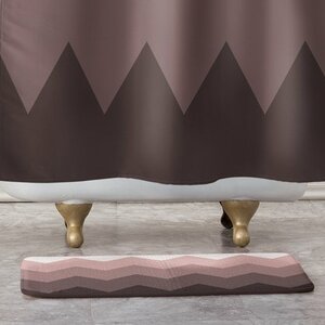 Blushing Peaks Bath Rug