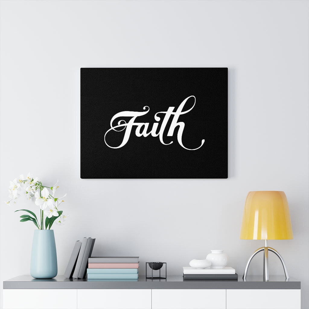 Trinx Faith Cursive White Christian Wall Art Bible Verse Print Ready to ...