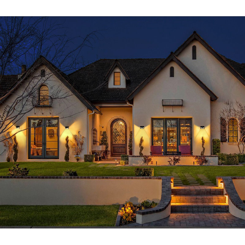 Torchstar 6 36 Watt Led Solar Power Dusk To Dawn Battery Operated Outdoor Security Wall Pack With Motion Sensor Wayfair