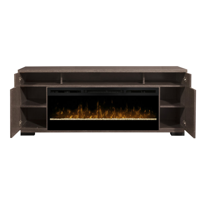 Brayden Studio Barnett Tv Stand For Tvs Up To 85 With Fireplace