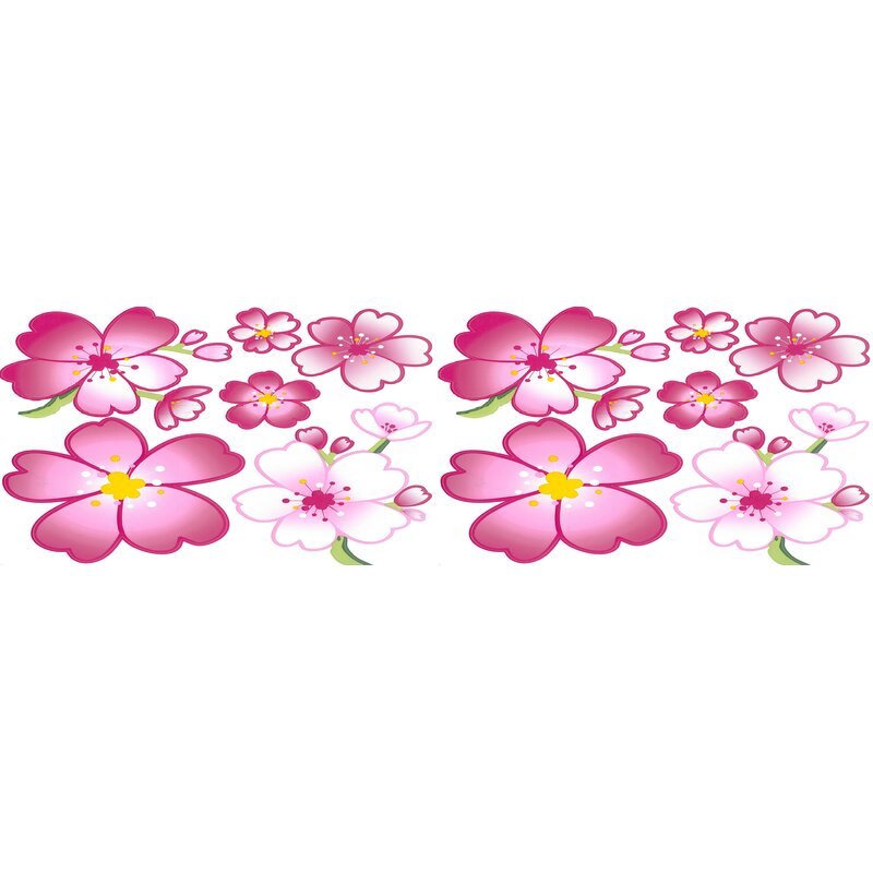 Zoomie Kids Tryon Cherry Blossom 44 L X 11 W Wallpaper Border Wayfair