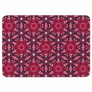 Blooming Echinacea by Laura Nicholson Memory Foam Bath Mat