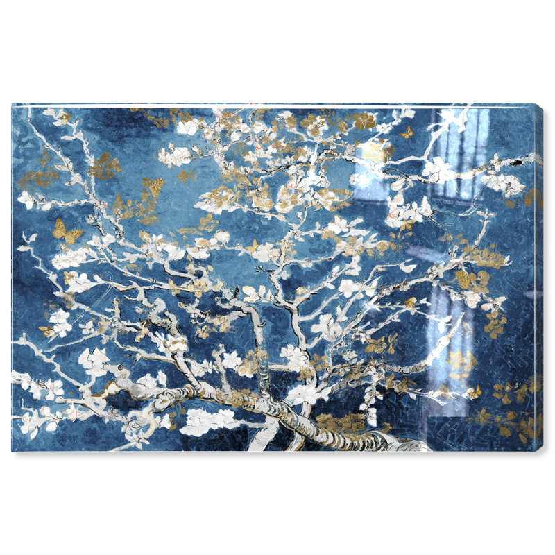Oliver Gal Check Image Van Gogh In Butterfly Blossom Dreams