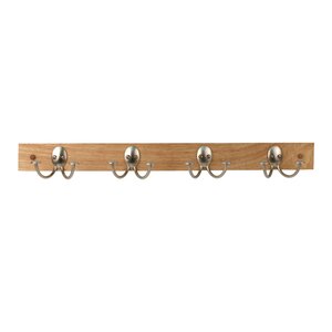 Stratford Wood Rack 4-Double Wall Hook