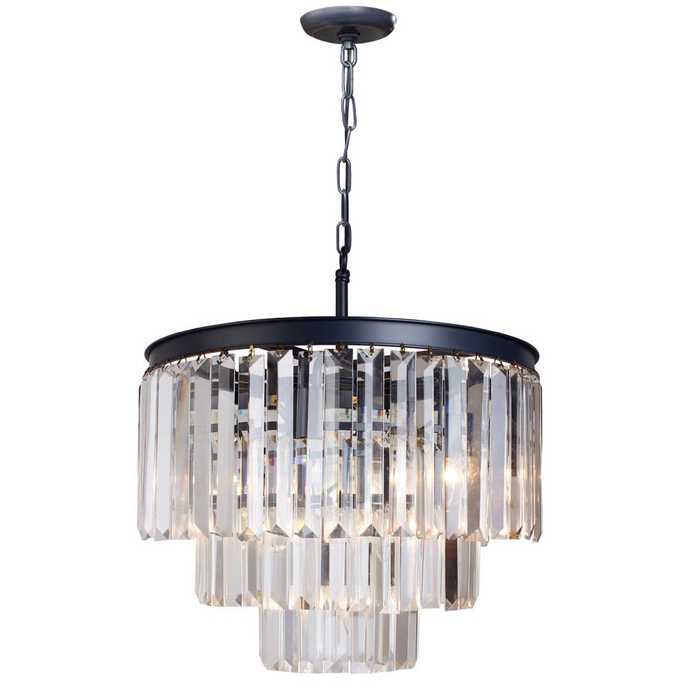 modern glam chandelier