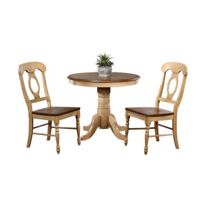 Huerfano Valley 3 Piece Dining Set by Loon Peak