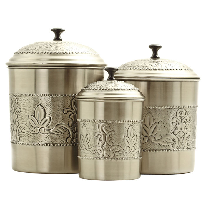 Old Dutch Victoria 3 Piece Kitchen Canister Set Reviews Wayfair Ca Victoria 3 Piece Kitchen Canister Set