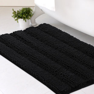 Striped Bath Rugs Mats You Ll Love In 2021 Wayfair We have sets in all different colours and patterns available so you can really add your personality to your bathroom. ultra plush rectangular chenille striped shaggy non slip bath rug