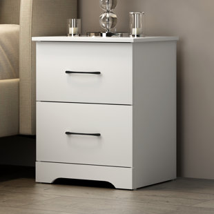 30 inch white nightstand