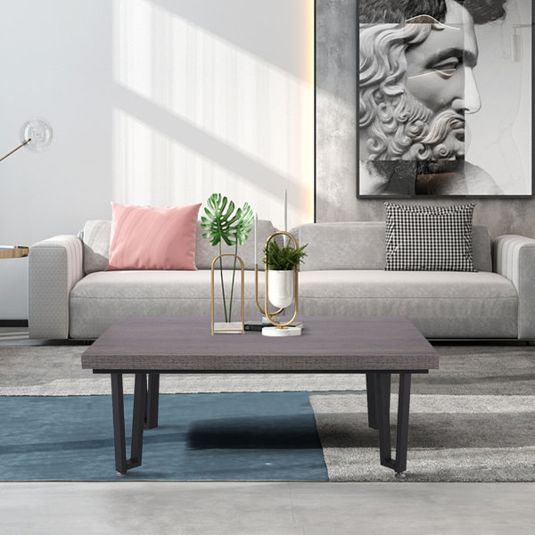 George Oliver Industrial Design Coffee Table For Living ...