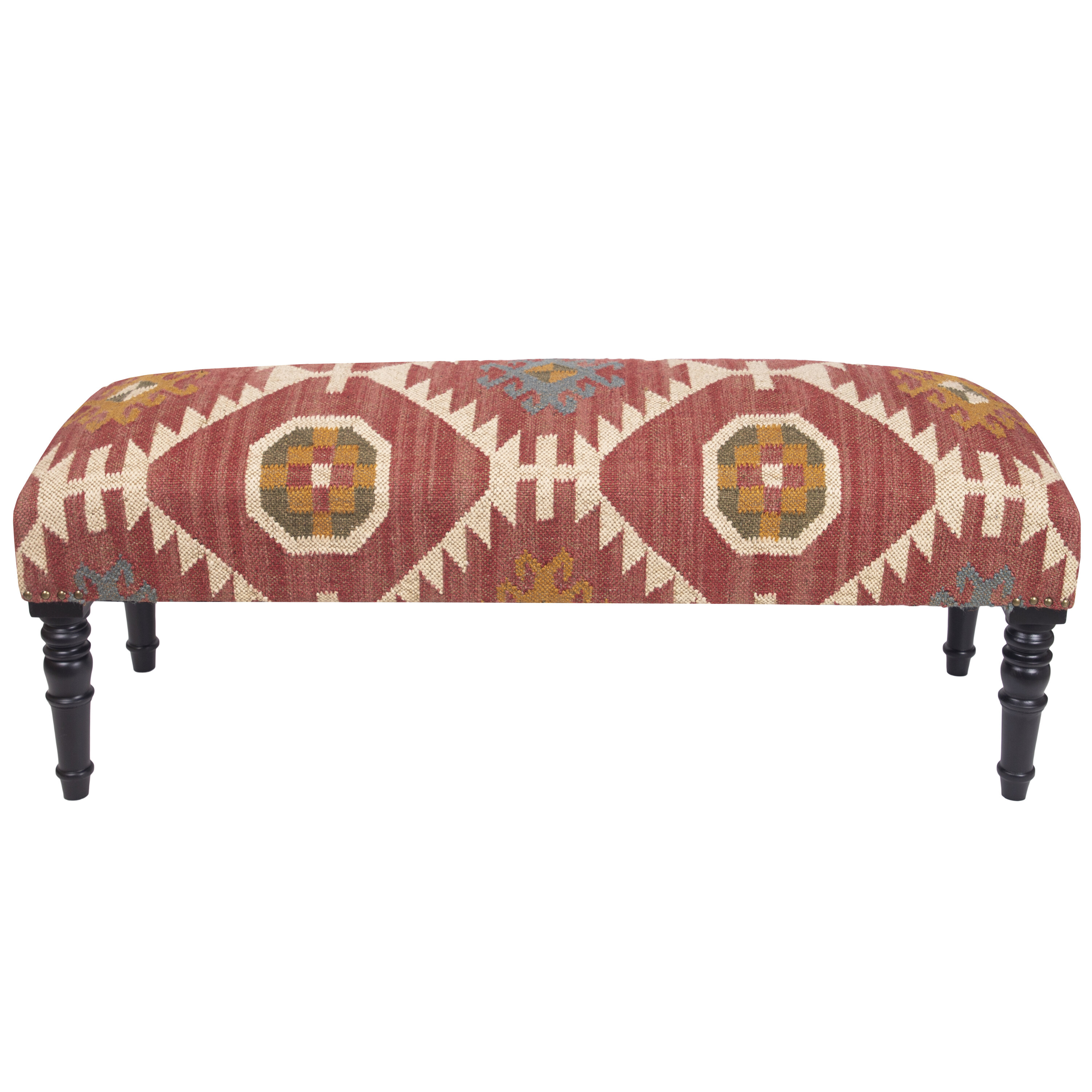 Millwood Pines Griffie Upholstered Bench Wayfair