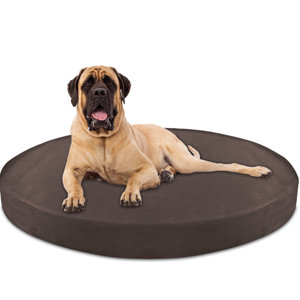 Deluxe Orthopedic Memory Foam Round Dog Pillow