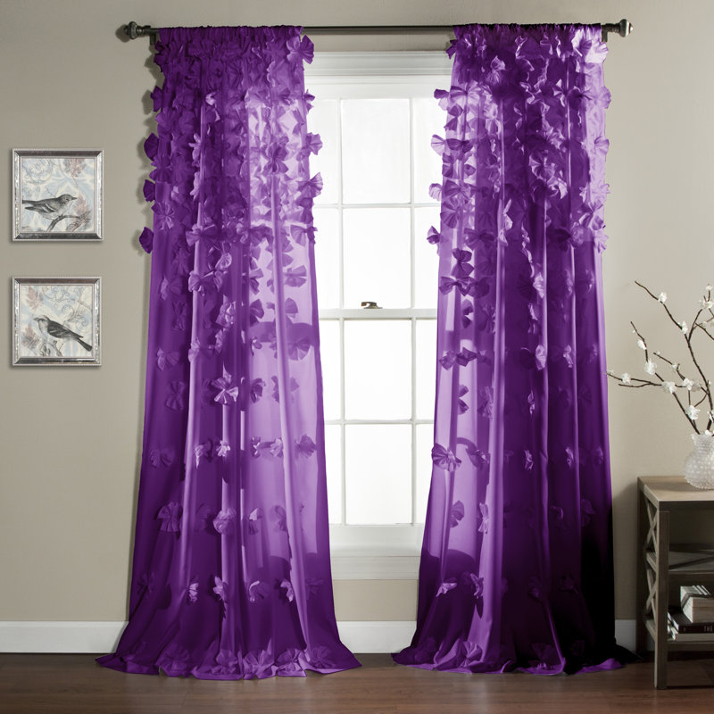 Ophelia Amp Co Clarkstown Solid Sheer Rod Pocket Single